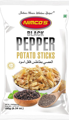 Nimcos Black Pepper Potato Sticks 180g