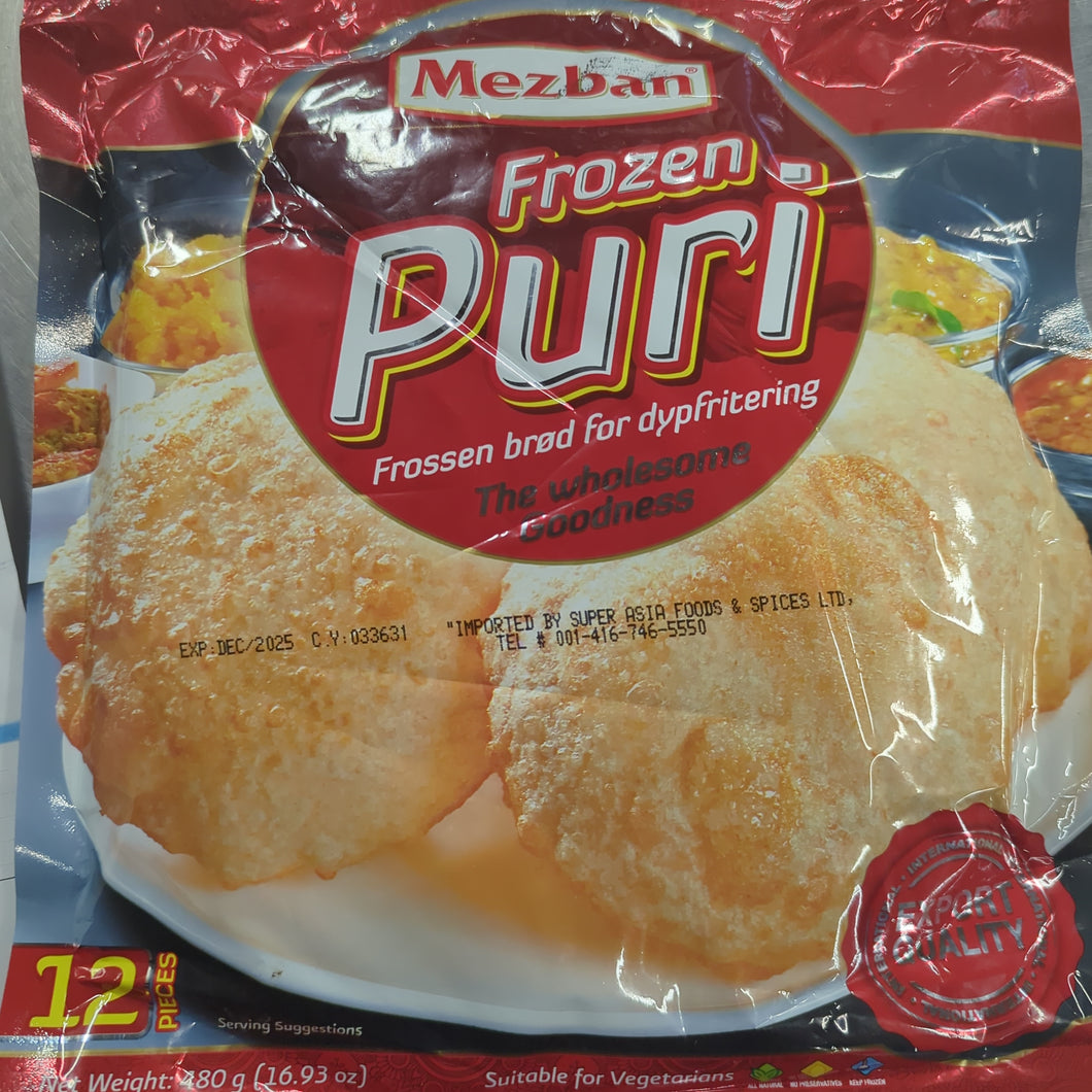 Mezban Frozen Puri 12 pcs