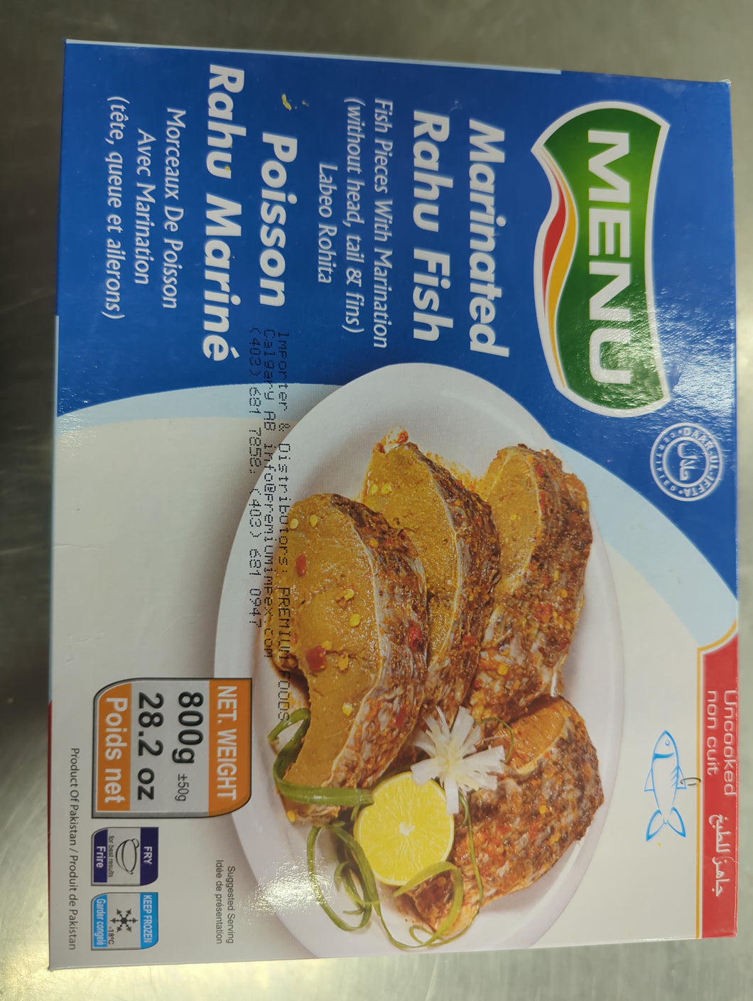 Menu Marinated Raha 800g