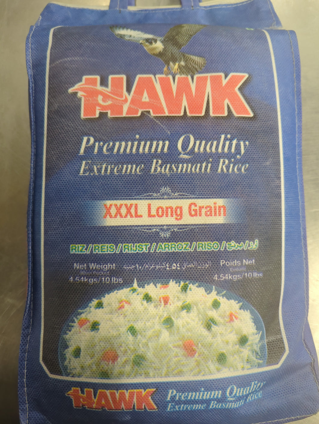 Hawk Premium Quality Extreme Basmati Rice 10lbs