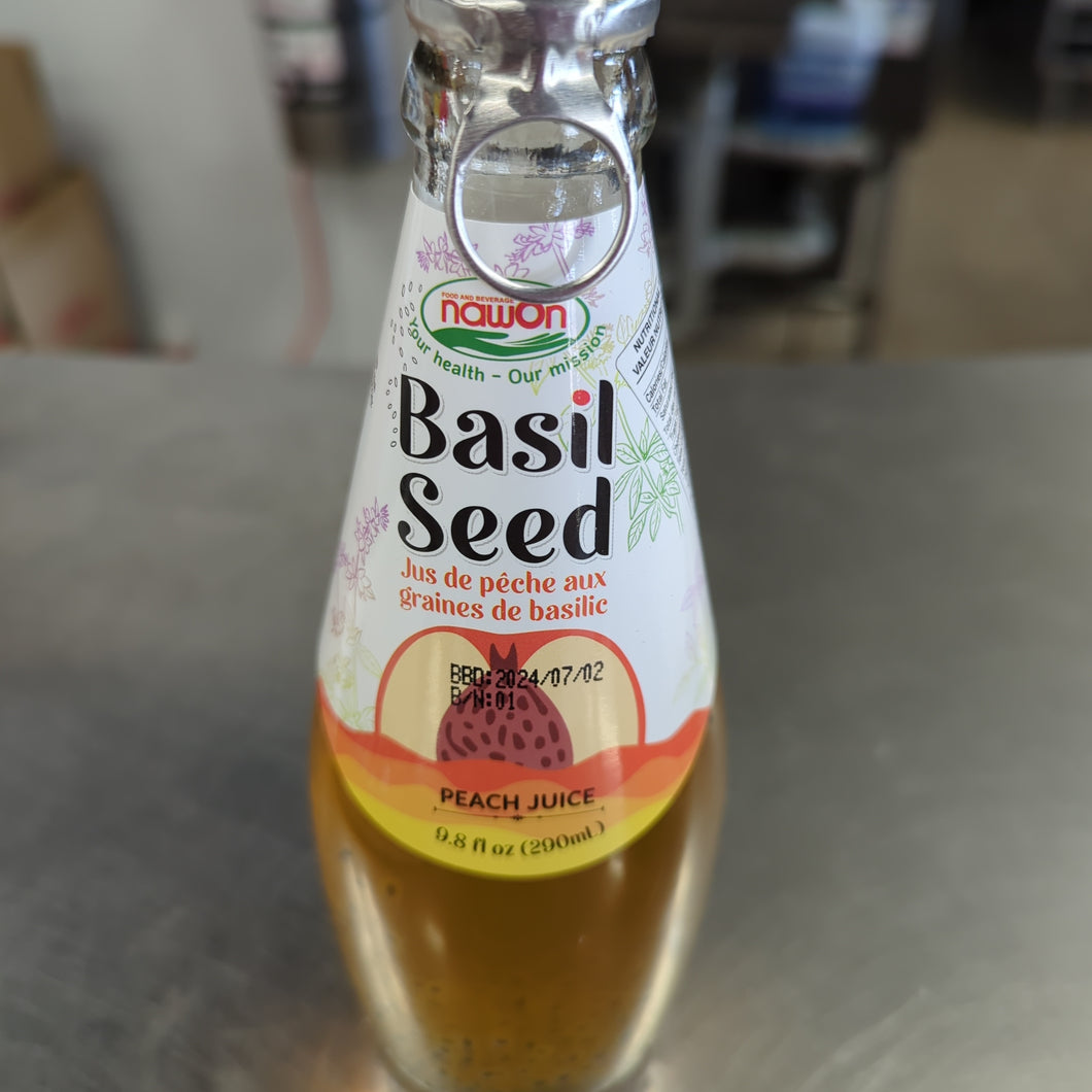 Basil Peach Drink
