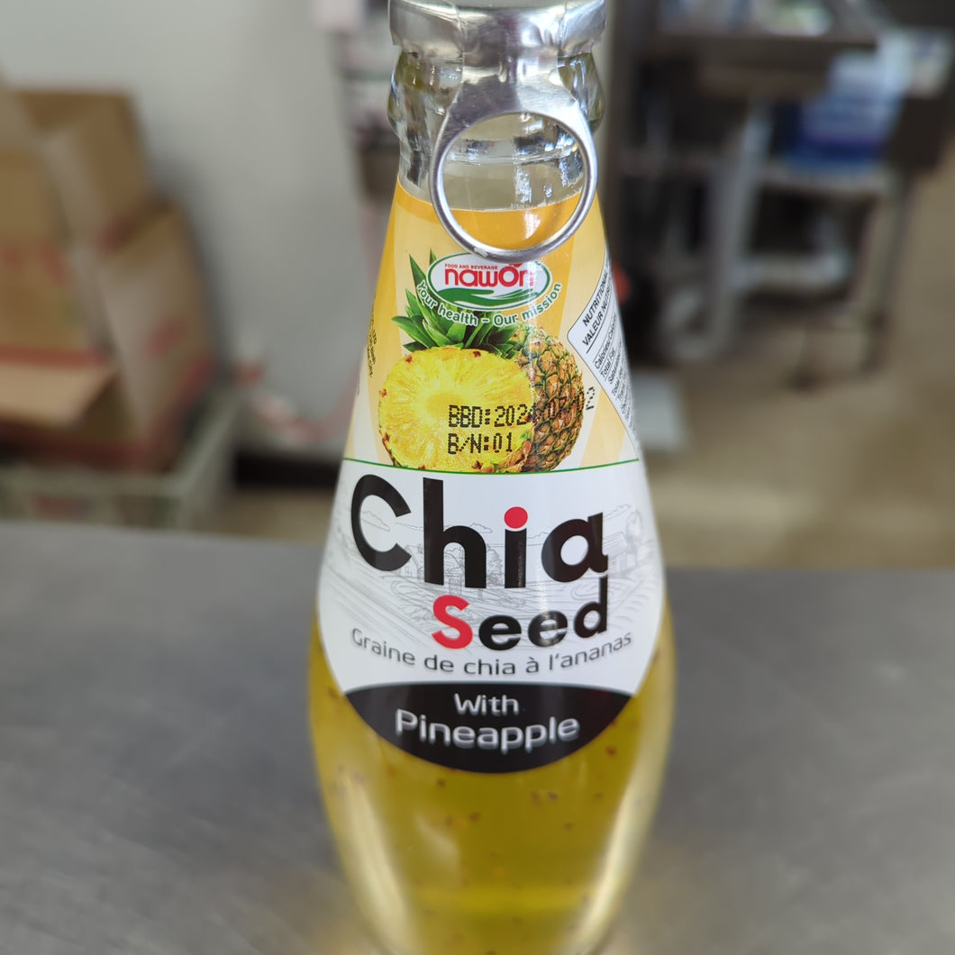 Chia Seed Pineapple juice
