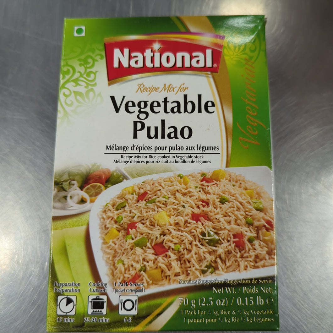 National Vegetable Pulao