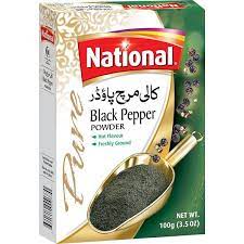National Black Pepper Powder 100g