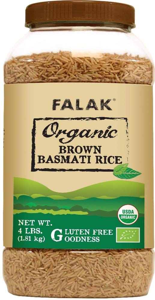 Falak Organic Brown Basmati Rice 4lb
